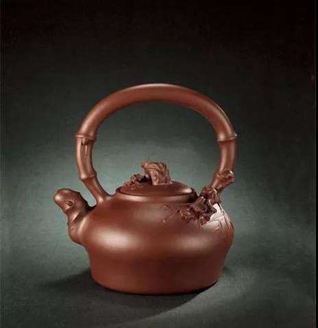 10種最美花器提梁壺，精美別致雕花紫砂壺!