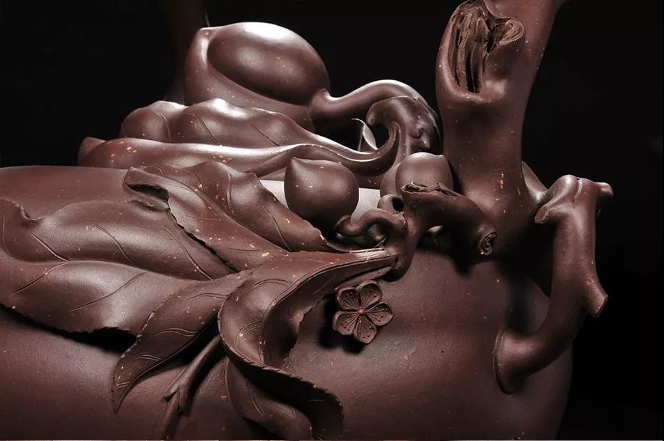 10種最美花器提梁壺，精美別致雕花紫砂壺!