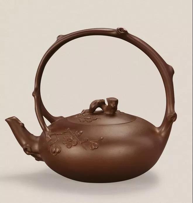 10種最美花器提梁壺，精美別致雕花紫砂壺!