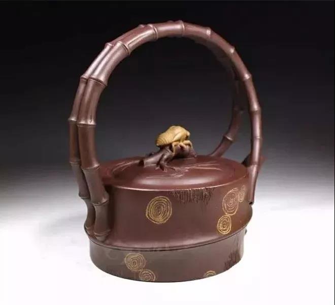 10種最美花器提梁壺，精美別致雕花紫砂壺!