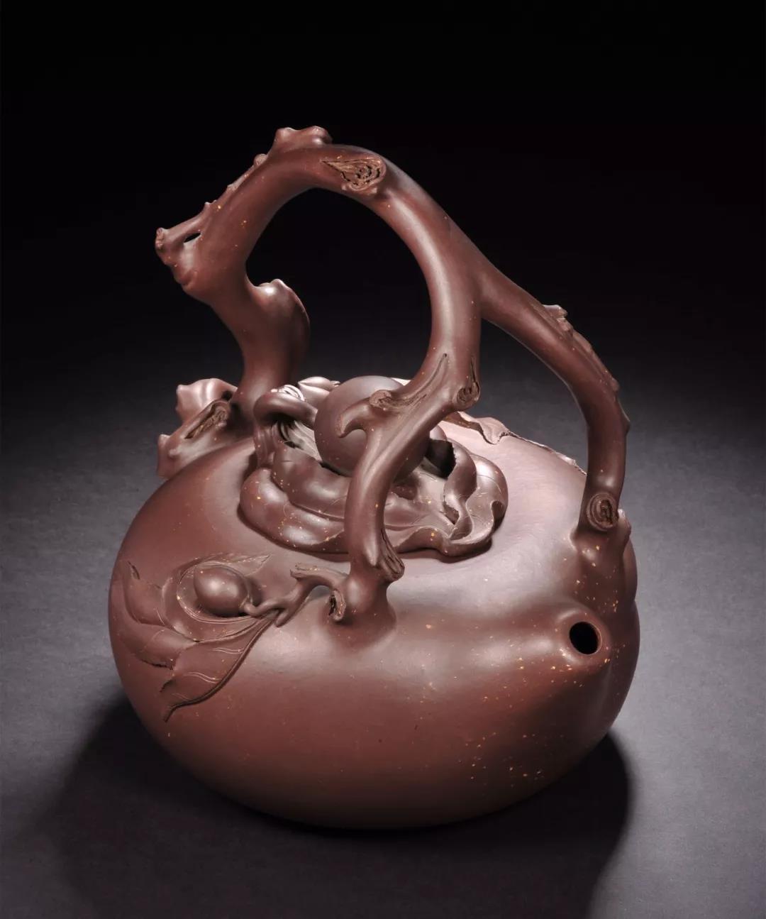 10種最美花器提梁壺，精美別致雕花紫砂壺!