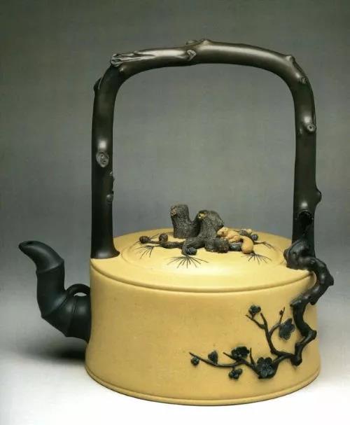 10種最美花器提梁壺，精美別致雕花紫砂壺!