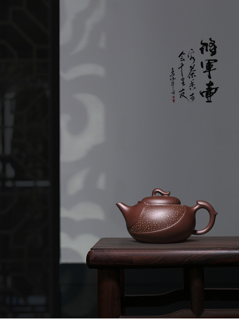 將軍壺紫砂壺，雅韻精美紫砂壺