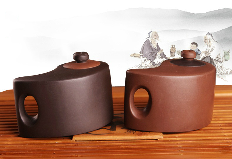 太極陰陽(yáng)紫砂壺，創(chuàng)意格紫砂壺